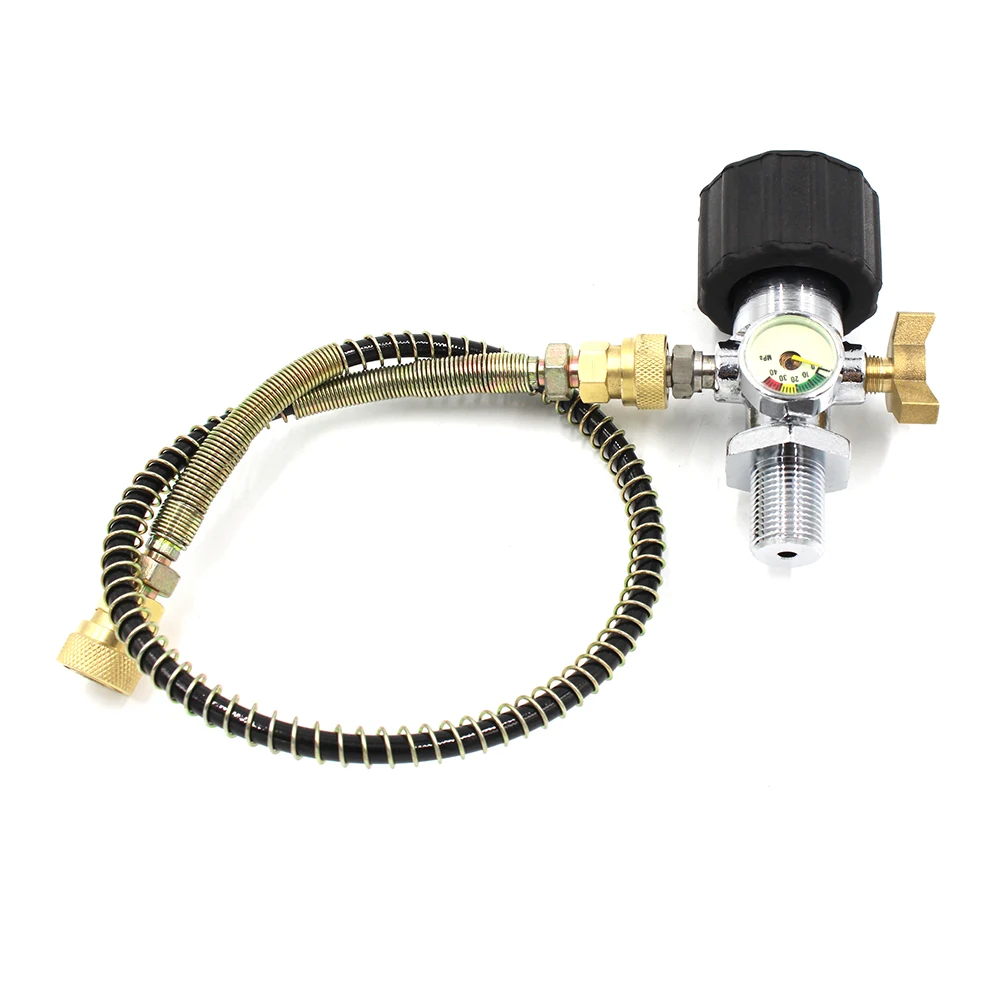 PCP Scuba Diving Refill Adapter Pressure Valve Filling Station M18x1.5 Quick Connector with 40mpa Gauge 50cm High Pressure Hose
PCP Scuba Diving Refill Adapter Pressure Valve Filling Station M18x1.5 Quick Connector with 40mpa Gauge 50cm High Pressure Hose