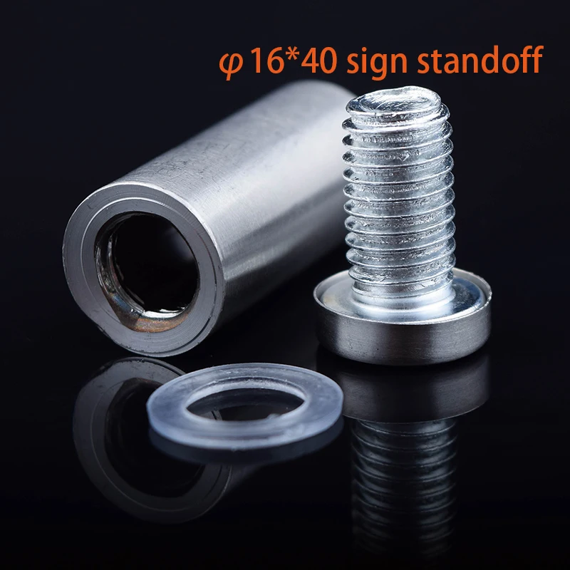 DHL Free Shipping Hollow & Brush Advertisement Fixing Screws 16*40mm standoffs for acrylic panel 200pcs/lot
DHL Free Shipping Hollow & Brush Advertisement Fixing Screws 16*40mm standoffs for acrylic panel 200pcs/lot