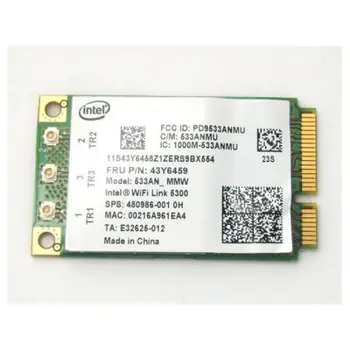 mini pcie Card for intel WIFI Link 5300 533AN_MMW 2.4Ghz 5Ghz Wireless WLAN Card for hp 506679-001
mini pcie Card for intel WIFI Link 5300 533AN_MMW 2.4Ghz 5Ghz Wireless WLAN Card for hp 506679-001