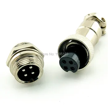 5Pcs GX12 4 Pin Male & Female 12mm Wire Panel Connector Aviation Plug GX12 Circular Connector Socket Plug
5Pcs GX12 4 Pin Male & Female 12mm Wire Panel Connector Aviation Plug GX12 Circular Connector Socket Plug