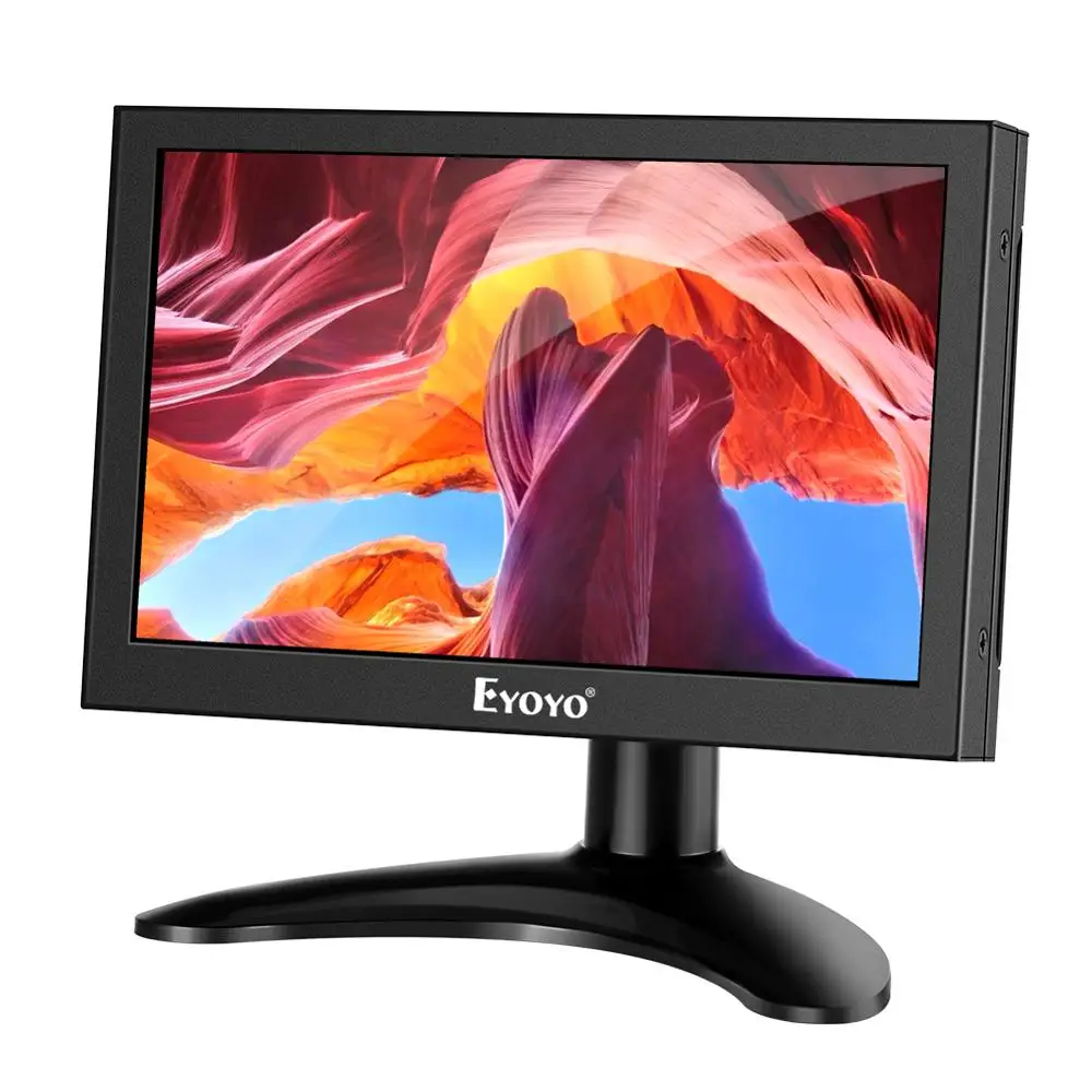 Eyoyo 7 inch Portable 1280x800 IPS LCD Screen Display CCTV Monitor Portable Security Surveillance HD Input Raspberry Pi Monitor
Eyoyo 7 inch Portable 1280x800 IPS LCD Screen Display CCTV Monitor Portable Security Surveillance HD Input Raspberry Pi Monitor
