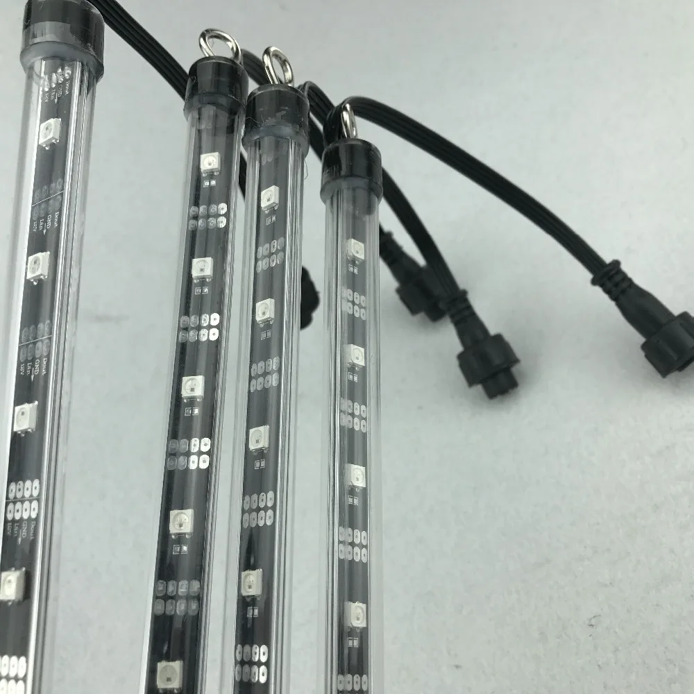 16mm DC12V addressable 1M long 3D SK6812 RGB meteor tube light;64pcs SK6812 LEDs/32pixels;with 4 core 13.5mm male connector
16mm DC12V addressable 1M long 3D SK6812 RGB meteor tube light;64pcs SK6812 LEDs/32pixels;with 4 core 13.5mm male connector