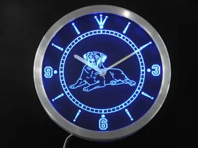 Nc0410 собака мастифф Pet Shop бар пиво неосветильник световые вывески светодиодный