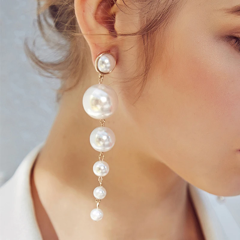 Fashion 1Pair Party Long Drop Earrings High Quality Venetian pearl New Girls Women Wedding Gift Earrings Drop Shipping
Fashion 1Pair Party Long Drop Earrings High Quality Venetian pearl New Girls Women Wedding Gift Earrings Drop Shipping