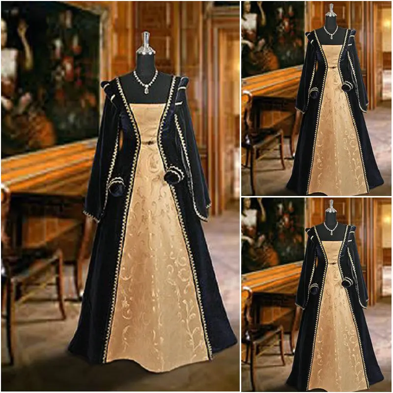 History!Customer-made Blue Vintage Costumes Renaissance Dresses Steampunk dress Gothic Cosplay Halloween Dresses C-1165
History!Customer-made Blue Vintage Costumes Renaissance Dresses Steampunk dress Gothic Cosplay Halloween Dresses C-1165