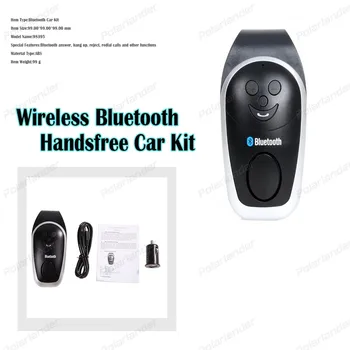 Wireless Bluetooth hands-free car Kit sun visor For smart/phone with USB Cable MP3 Player ABS black
Wireless Bluetooth hands-free car Kit sun visor For smart/phone with USB Cable MP3 Player ABS black
