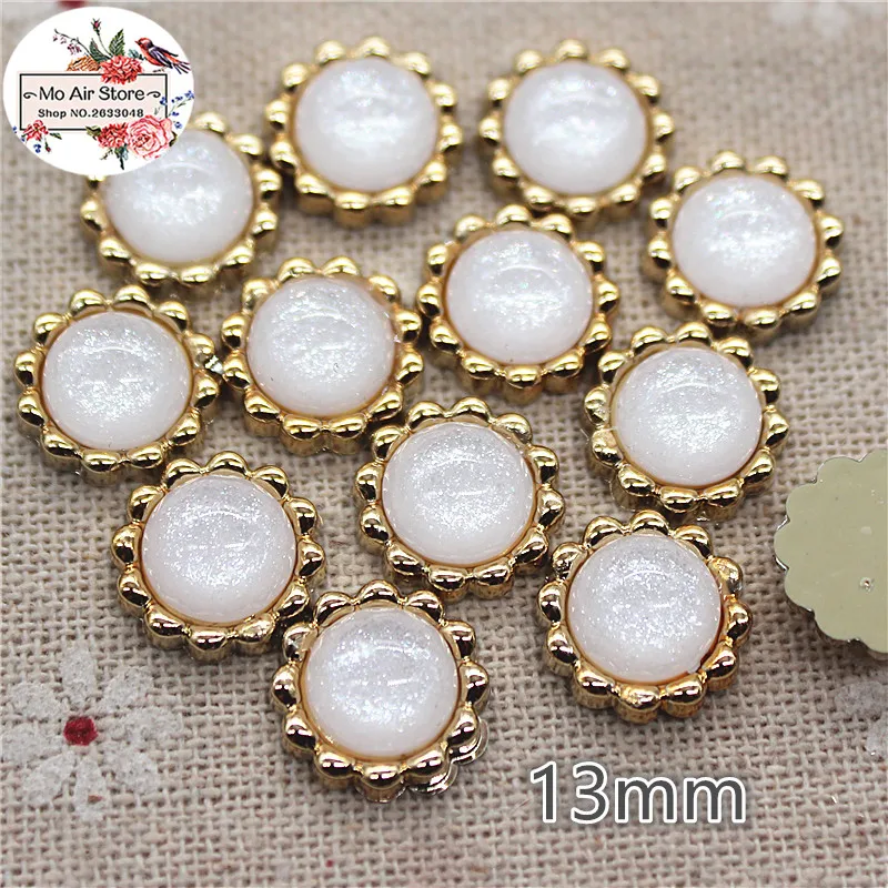 50pcs 13mm shiny round flower Buttons Home Garden Crafts Cabochon Scrapbooking DIY Accessories
50pcs 13mm shiny round flower Buttons Home Garden Crafts Cabochon Scrapbooking DIY Accessories