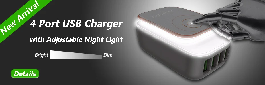 4 Port Charger - Night Light Version