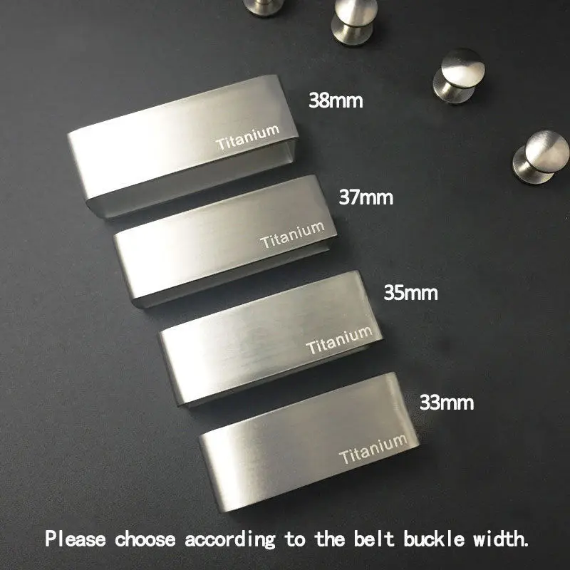 Real Pure Titanium Strap Loop/Keeper DIY Men Belt Loop Special Ring for Belt Buckle
Real Pure Titanium Strap Loop/Keeper DIY Men Belt Loop Special Ring for Belt Buckle