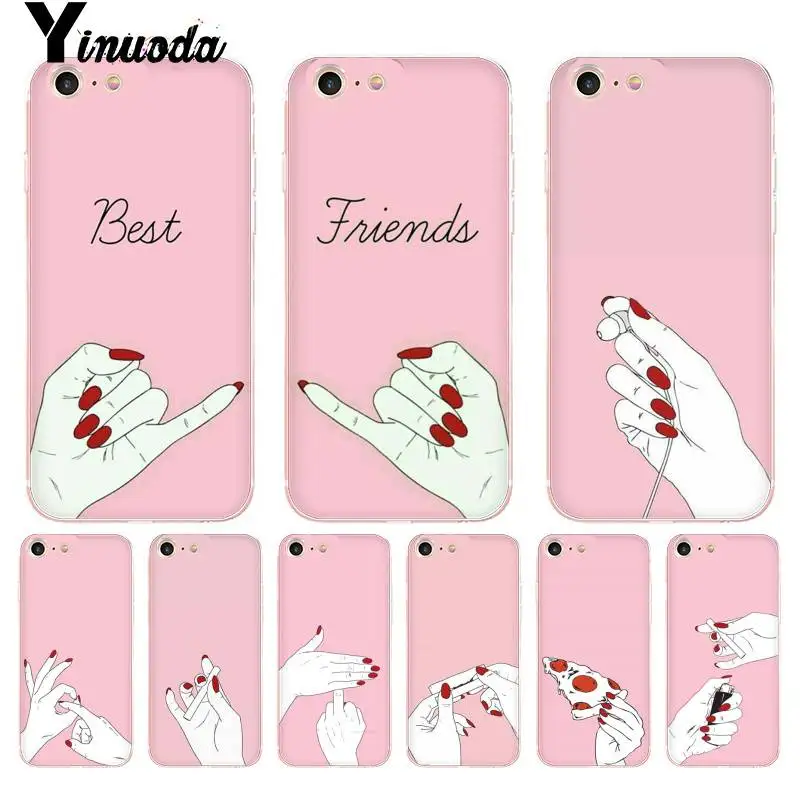 Yinuoda For iPhone 7 6 X Case Best Friend Girlfriend Boyfriend Shell Phone Case for iPhone X 6 6s 7 7plus 8 8Plus XR XS XSMAX 5S
Yinuoda For iPhone 7 6 X Case Best Friend Girlfriend Boyfriend Shell Phone Case for iPhone X 6 6s 7 7plus 8 8Plus XR XS XSMAX 5S