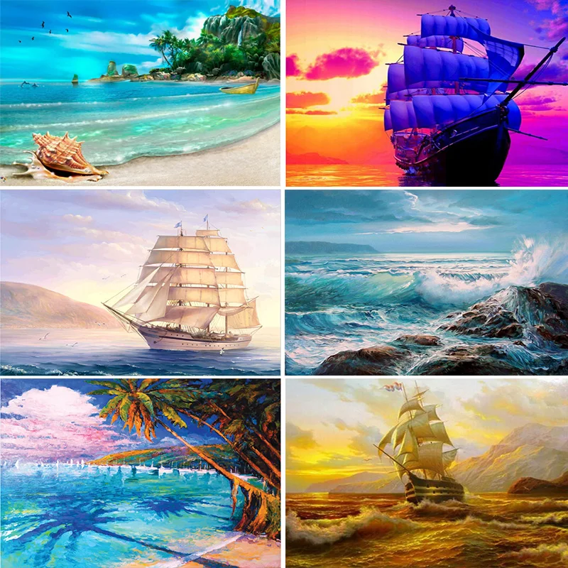 Diamond Embroidery 5D Ocean and Boat scenery pictures home decor DIY Diamond painting mosaic stickers cross stitch New Year Gift
Diamond Embroidery 5D Ocean and Boat scenery pictures home decor DIY Diamond painting mosaic stickers cross stitch New Year Gift