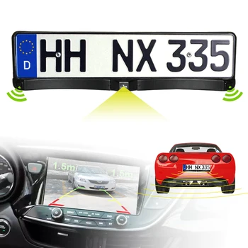 Sinairyu Night Vision European License Plate Frame Video Parking Sensor Reverse Backup Radar With Car Rear View Parking Camera
Sinairyu Night Vision European License Plate Frame Video Parking Sensor Reverse Backup Radar With Car Rear View Parking Camera