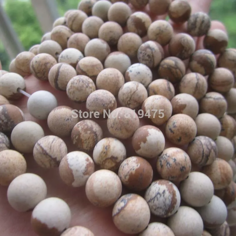 6mm 8mm 10mm Matt Natural Stone beads Brown Beads Map style 1 string about 40cm wholesale
6mm 8mm 10mm Matt Natural Stone beads Brown Beads Map style 1 string about 40cm wholesale