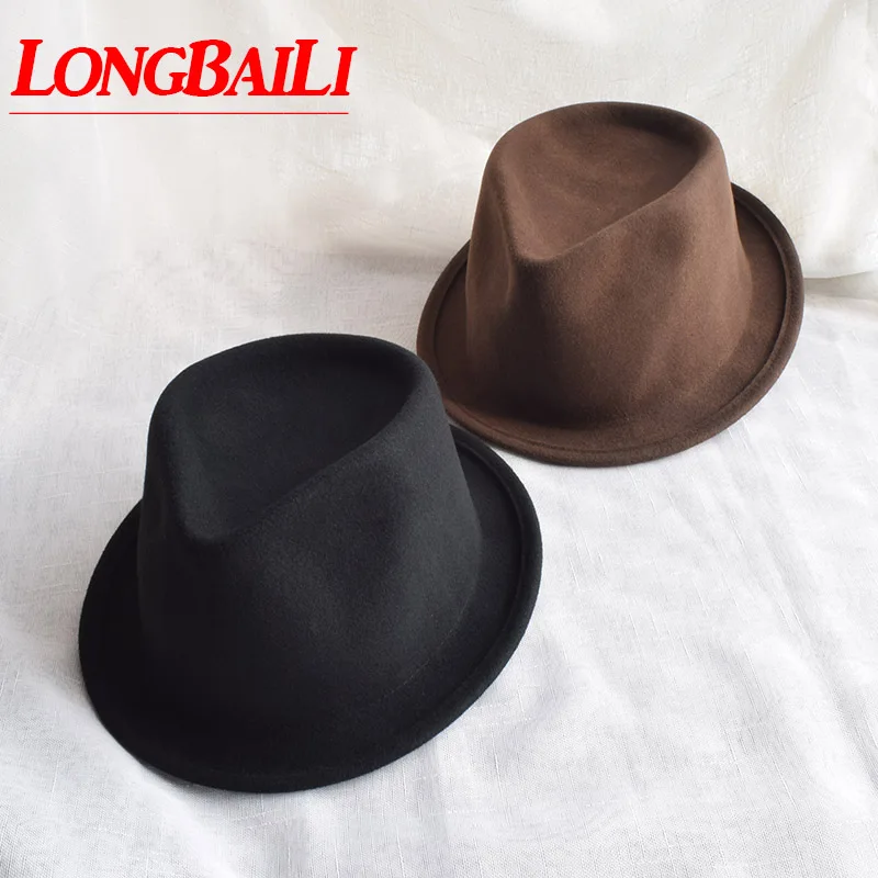 Winter 59cm Headsize Wool Felt Fedora Hats For Men Chapeu Masculino Panama Hats Jazz Caps Free Shipping SDDW025
Winter 59cm Headsize Wool Felt Fedora Hats For Men Chapeu Masculino Panama Hats Jazz Caps Free Shipping SDDW025