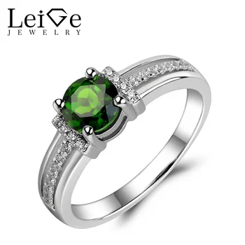Leige Jewelry Genuine Chrome Diopside Ring Green Gemstone Wedding Engagement Rings for Women Silver 925 Fine Jewelry Round Cut
Leige Jewelry Genuine Chrome Diopside Ring Green Gemstone Wedding Engagement Rings for Women Silver 925 Fine Jewelry Round Cut