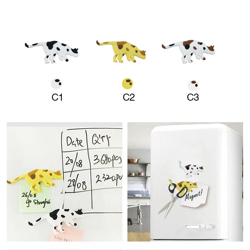 Cute Animals Cat PVC Fridge Magnet Sticker Cute Cartoon Pattern Funny Refrigerator Toy magnet kids Linked to the refrigerator
Cute Animals Cat PVC Fridge Magnet Sticker Cute Cartoon Pattern Funny Refrigerator Toy magnet kids Linked to the refrigerator