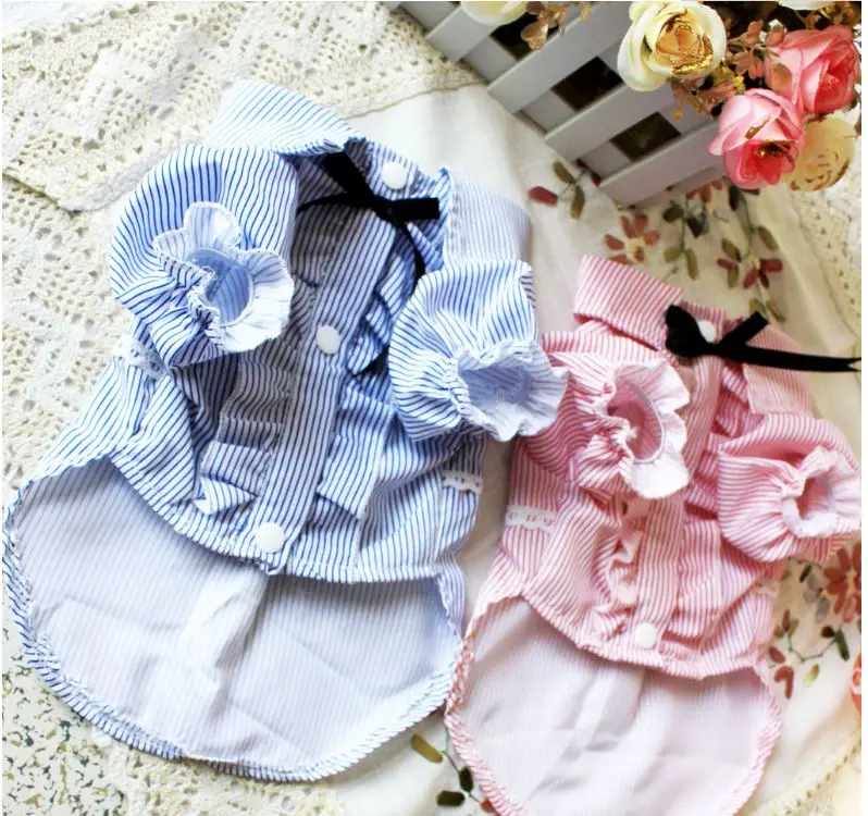 Spring and Summer Pink Color Fashion Striped Printing Tutu Princess Dresses Small Cat Pet Dog Clothes Summer Dresses
Spring and Summer Pink Color Fashion Striped Printing Tutu Princess Dresses Small Cat Pet Dog Clothes Summer Dresses