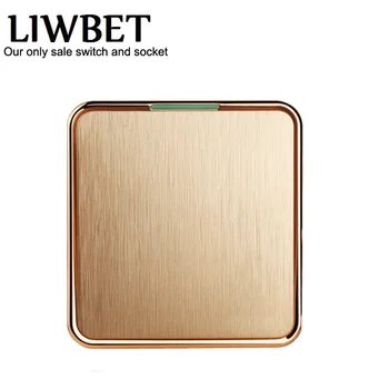 UK Standard Luxury wall Switch,110~250V push button switch Gold 1 gang / 2 gang / 3 gang / 4 gang 2 way light Switch
UK Standard Luxury wall Switch,110~250V push button switch Gold 1 gang / 2 gang / 3 gang / 4 gang 2 way light Switch
