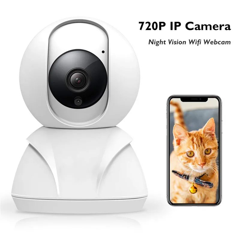 New Arrival Wireless 720P HD PTZ Security IP Camera IR Night Vision Indoor Home 2.4G WiFi Webcam Professional Camera US/EU Plug
New Arrival Wireless 720P HD PTZ Security IP Camera IR Night Vision Indoor Home 2.4G WiFi Webcam Professional Camera US/EU Plug