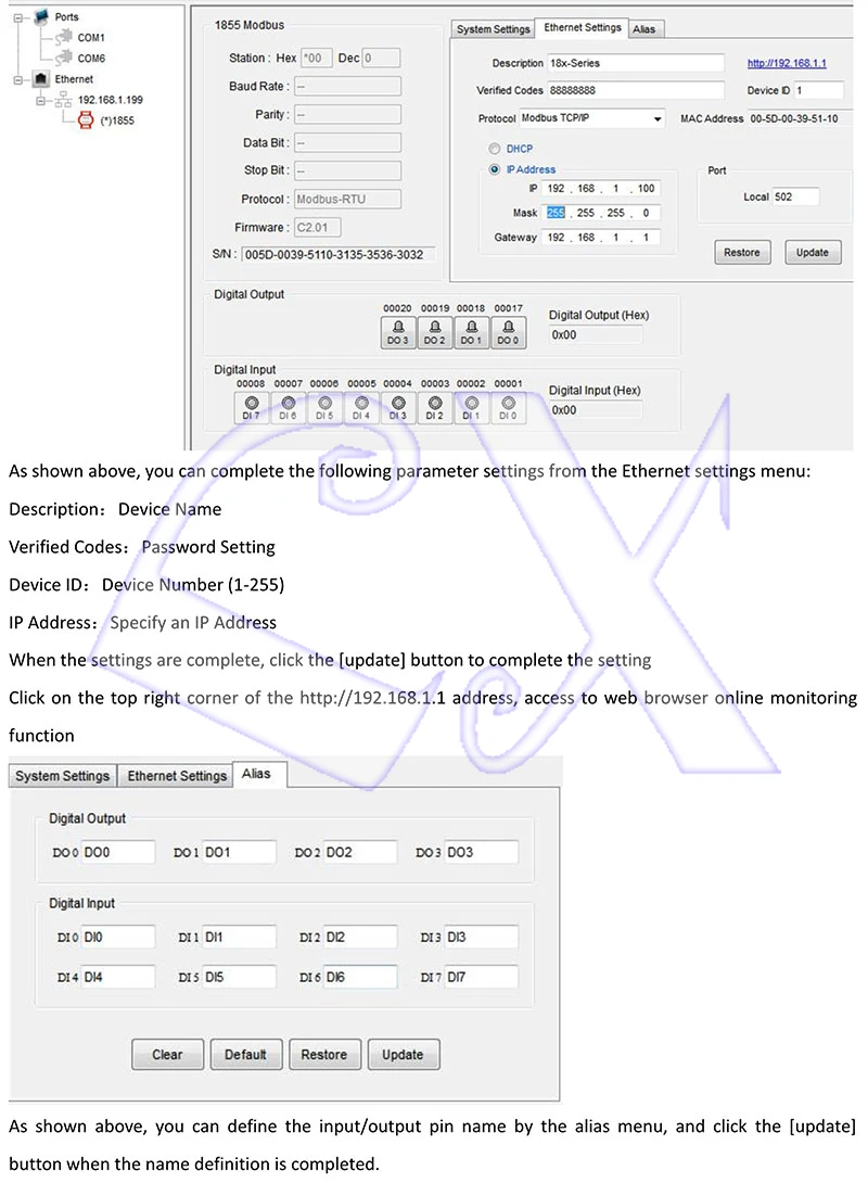 A-1 Serial Remote IO Module User Manual V1.14A_8