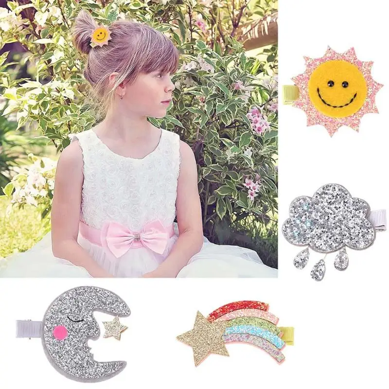 

Cartoon Pattern Girl Headwear Cute Girls Hairpins Felt Cloth Kids Hair Clips Jewelry Infant Hairpin Baby Barrette Hair Jewelry