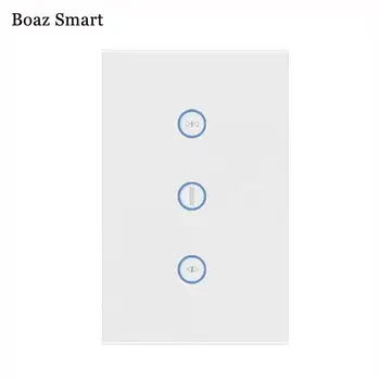 Smart WiFi US Curtain Switch for Electric Motorized Curtain Blind Roller Shutter Tuya remote Control Work with Alexa Google Home
Smart WiFi US Curtain Switch for Electric Motorized Curtain Blind Roller Shutter Tuya remote Control Work with Alexa Google Home