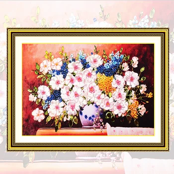 Daisy Flower Ribbon Embroidery DIY,Embroidery Kits, 3D Cross Stitch Kit Needlework Sets, Handmade Swing Craft Home Decor C0278
Daisy Flower Ribbon Embroidery DIY,Embroidery Kits, 3D Cross Stitch Kit Needlework Sets, Handmade Swing Craft Home Decor C0278