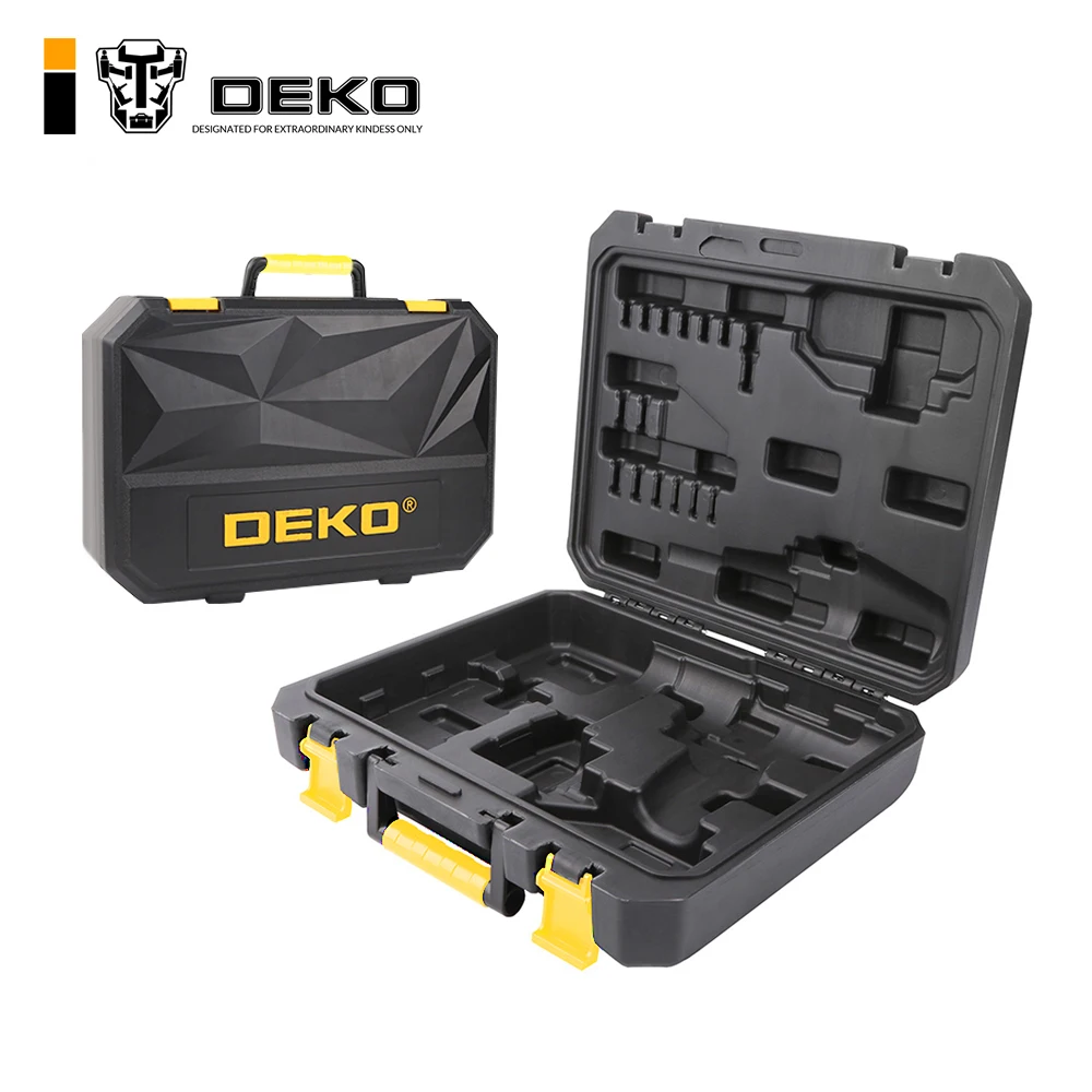 DEKO BMC Plastic Box Tool Case for 20V Cordless Drill GCD20DU2/GCD20DU3 not include Cordless Drill
DEKO BMC Plastic Box Tool Case for 20V Cordless Drill GCD20DU2/GCD20DU3 not include Cordless Drill