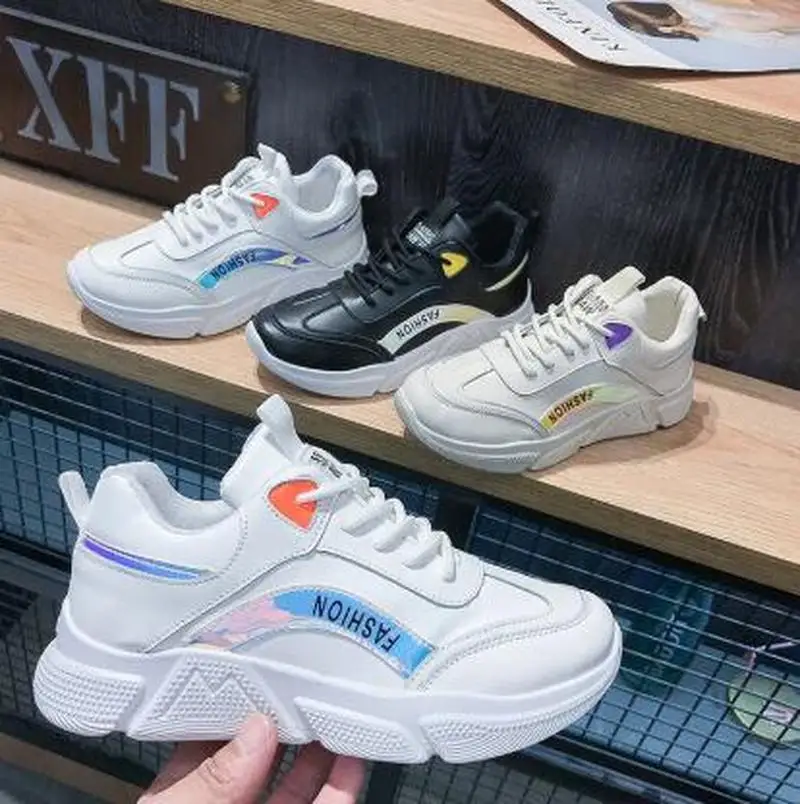 MAUSK Summer New Clunky Sneaker Women Shoes 2019 Spring Flying and Weaving Breathable Reflective Thick Bottom Leisure Shoe Shoes
MAUSK Summer New Clunky Sneaker Women Shoes 2019 Spring Flying and Weaving Breathable Reflective Thick Bottom Leisure Shoe Shoes