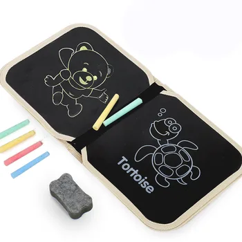 Portable Reusable Children Toddlers Drawing Doodle Book Board Baby Early Educational Toys with Chalks
Portable Reusable Children Toddlers Drawing Doodle Book Board Baby Early Educational Toys with Chalks