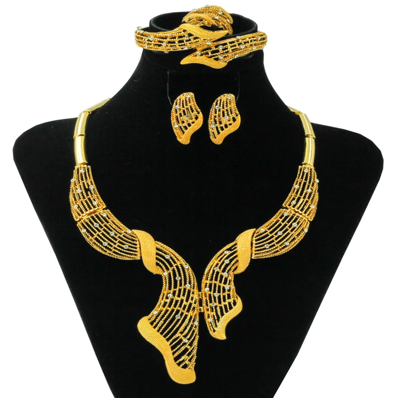 2017 Hot Sale Liffly Sexy Women Fashion Innovation Gold Jewelry Set Gold Collar Anniversary Couple Hollow Jewelry Accessories
2017 Hot Sale Liffly Sexy Women Fashion Innovation Gold Jewelry Set Gold Collar Anniversary Couple Hollow Jewelry Accessories
