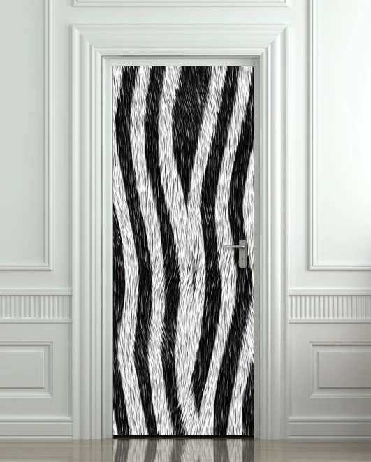 Free shipping DIY 3D zebra black and white pattern Door Sticker for Bedroom Living Room Poster PVC Waterproof Decal 77*200cm
Free shipping DIY 3D zebra black and white pattern Door Sticker for Bedroom Living Room Poster PVC Waterproof Decal 77*200cm