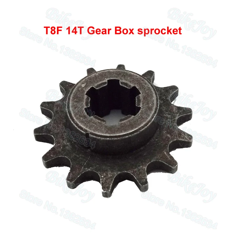 T8F 14 T Tooth Clutch Gear Box Front Pinion Sprocket for 47cc 49cc 2 Stroke ATV Quad Dirt Pocket Mini Motor Bike Crosser
T8F 14 T Tooth Clutch Gear Box Front Pinion Sprocket for 47cc 49cc 2 Stroke ATV Quad Dirt Pocket Mini Motor Bike Crosser