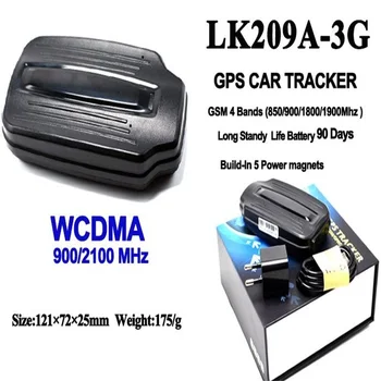 3G GPS Tracker LK209A Car Vehicle Locator Tracking for Truck Magnet GPS Rastreador Veicular Long Standby Realtime Google Map APP
3G GPS Tracker LK209A Car Vehicle Locator Tracking for Truck Magnet GPS Rastreador Veicular Long Standby Realtime Google Map APP