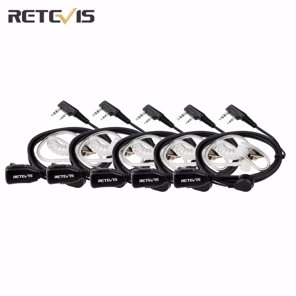 5X Retevis 2 Pin Finger PTT MIC Headset Covert Acoustic Tube In-Ear Earpiece For Kenwood For Baofeng Retevis Walkie Talkie Radio
5X Retevis 2 Pin Finger PTT MIC Headset Covert Acoustic Tube In-Ear Earpiece For Kenwood For Baofeng Retevis Walkie Talkie Radio