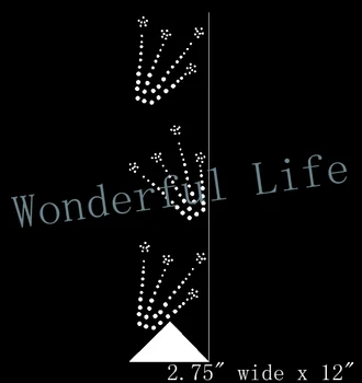 A quality Wonderful Life fire work bow strip 2.75" x 12" rhinestone Iron On bling transfer Trim applique
A quality Wonderful Life fire work bow strip 2.75" x 12" rhinestone Iron On bling transfer Trim applique