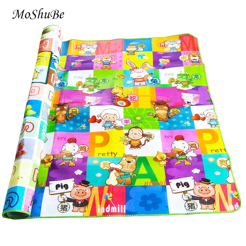 Double-sided Baby Play Mat Educational Toddler Crawling Mat 2*1.8m Activity Gym Kids Play Mat Mat for Children Rug
Double-sided Baby Play Mat Educational Toddler Crawling Mat 2*1.8m Activity Gym Kids Play Mat Mat for Children Rug