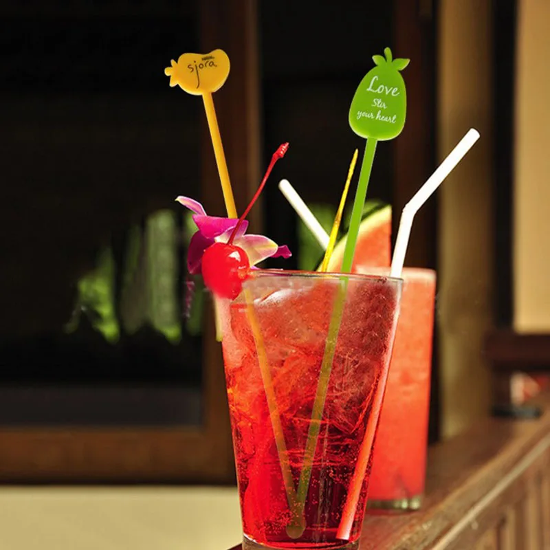10 Pcs Plastic Cocktail Picks Swizzle Sticks Drink Wine Beverage Juice Stirrer Coffee Muddler Puddler for KTV Bar Restaurant
10 Pcs Plastic Cocktail Picks Swizzle Sticks Drink Wine Beverage Juice Stirrer Coffee Muddler Puddler for KTV Bar Restaurant