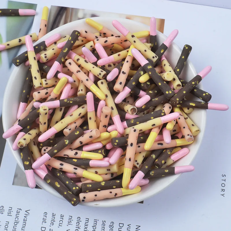 Simulation Chocolate Bar Cream Food Play Diy Material Accessories Clay Charms Slime Kits Toys for Children Unisex Resin Filler
Simulation Chocolate Bar Cream Food Play Diy Material Accessories Clay Charms Slime Kits Toys for Children Unisex Resin Filler