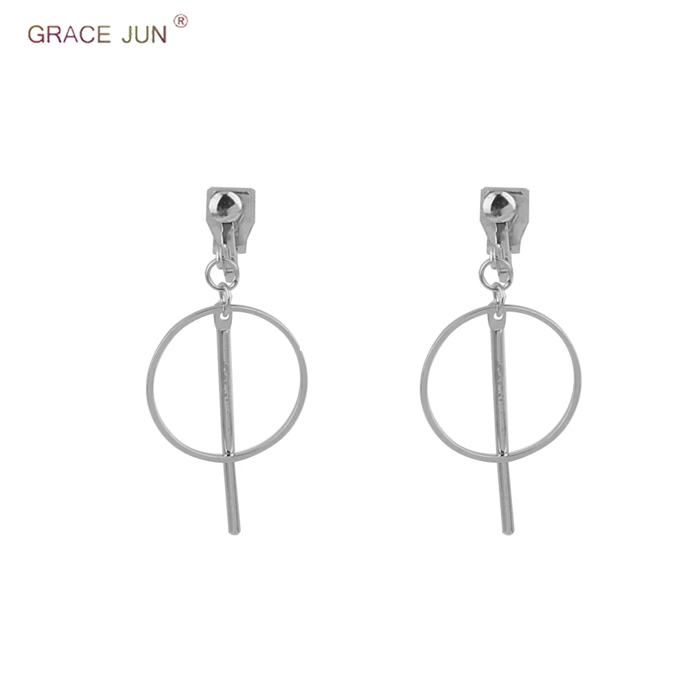 GRACE JUN Copper Material Circle Geometric Clip on Earrings No Pierced for Girl Student Party Simple Cuff Earrings Korea Style
GRACE JUN Copper Material Circle Geometric Clip on Earrings No Pierced for Girl Student Party Simple Cuff Earrings Korea Style