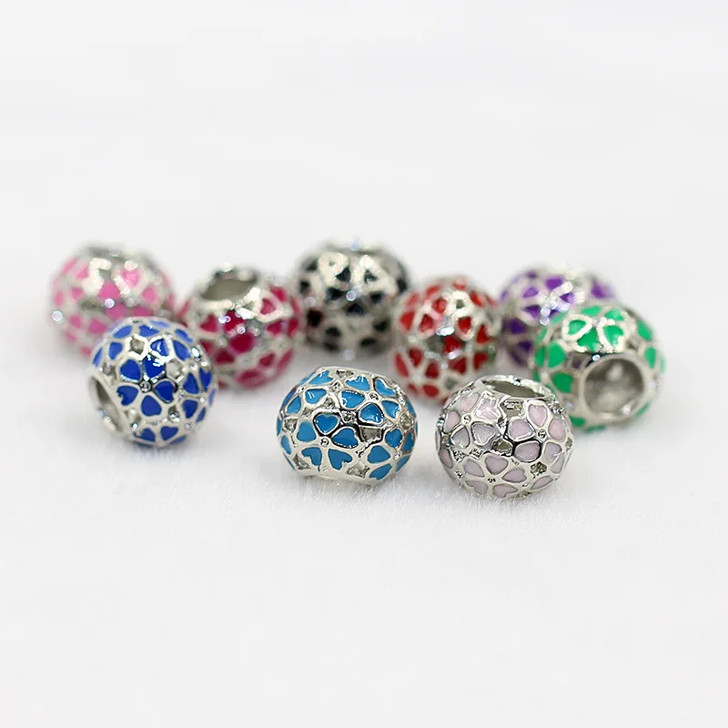 9 * 12mm hollow ball loose beads Tibetan silver alloy drip cherry 5mm Beads for European Charm bracelet DIY jewelry accessories
9 * 12mm hollow ball loose beads Tibetan silver alloy drip cherry 5mm Beads for European Charm bracelet DIY jewelry accessories