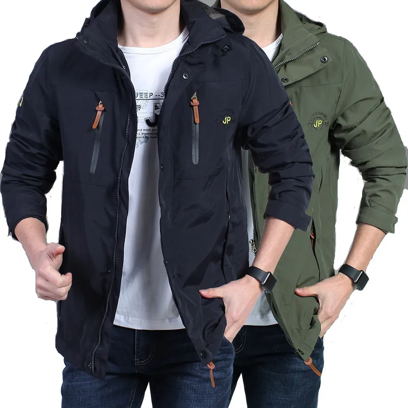 Spring Jacket Men Casual Plus Size 4XL Thin Hooded Waterproof Military Army Jackets Zipper Coat Multi Pocket Windbreaker Men
Spring Jacket Men Casual Plus Size 4XL Thin Hooded Waterproof Military Army Jackets Zipper Coat Multi Pocket Windbreaker Men