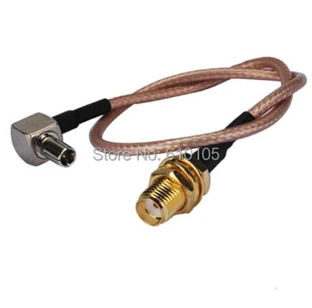 SMA female to TS9 male Pigtail Coaxial Cable RG316 20CM
SMA female to TS9 male Pigtail Coaxial Cable RG316 20CM