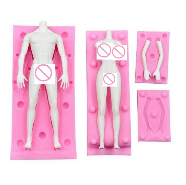 Doll Body Shaped Silicone Mold 3D Fondant Tool For Manikin Handmade DIY Chocolate Baking Decorating Clay Mould Supplies H117
Doll Body Shaped Silicone Mold 3D Fondant Tool For Manikin Handmade DIY Chocolate Baking Decorating Clay Mould Supplies H117
