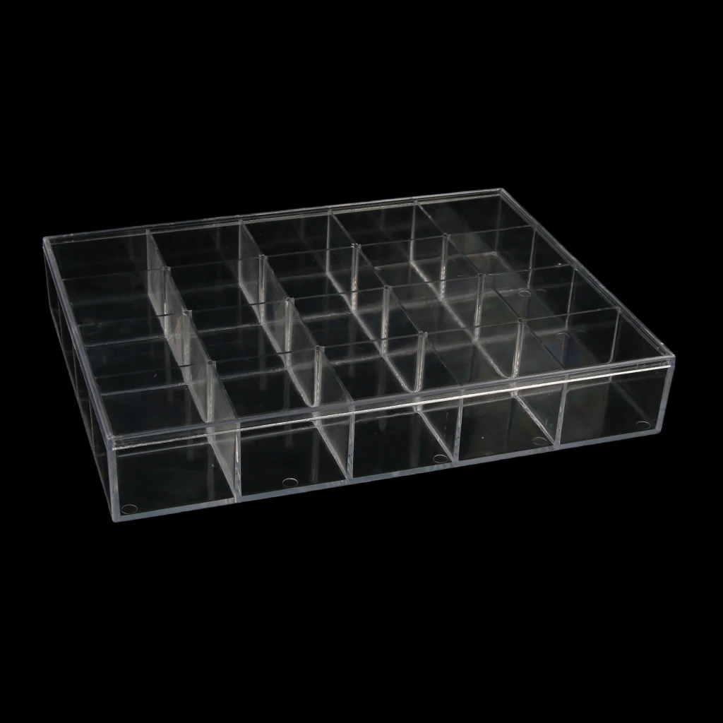 20 Compartments Jewelry Rhinestones Earrings Rings Display Storage Case Box Showcase Multipurpose for Home Jewelry Organization
20 Compartments Jewelry Rhinestones Earrings Rings Display Storage Case Box Showcase Multipurpose for Home Jewelry Organization