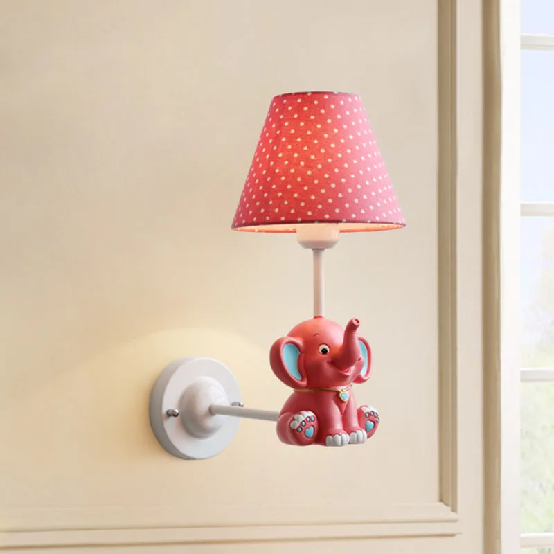 Creative Elephant Cartoon Pink Fabric Wall Lamp Flush bedroom bedside Wall Sconces For living room Study Home Wall lighting F123
Creative Elephant Cartoon Pink Fabric Wall Lamp Flush bedroom bedside Wall Sconces For living room Study Home Wall lighting F123