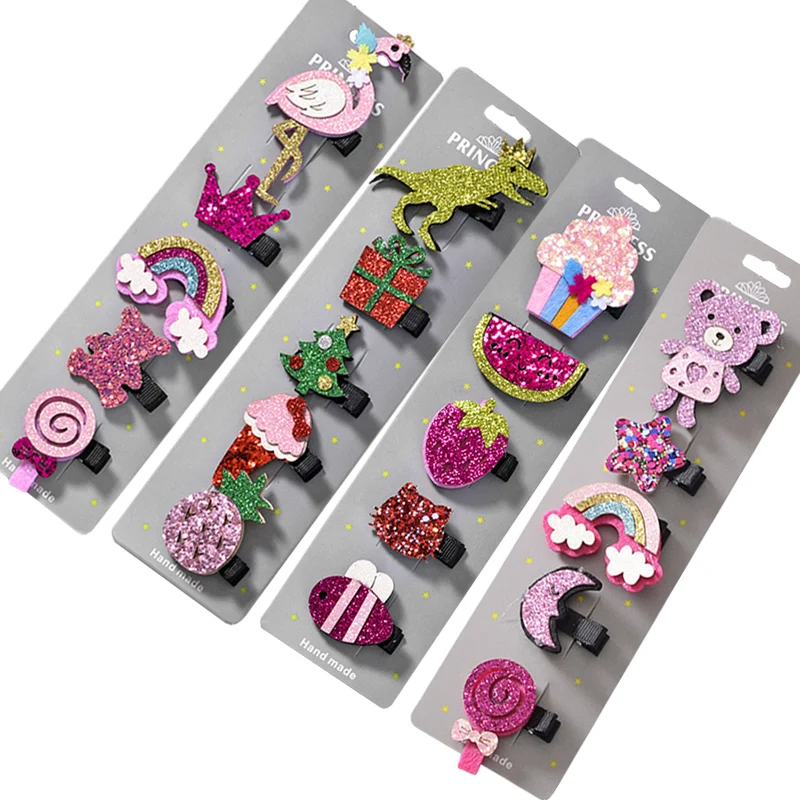 Fashion 5PCS/Pack Cartoon Crown Bow Girls Cute Hairpins Handmade Princess Barrettes Hair Clips Headbands Kids Hair Accessories
Fashion 5PCS/Pack Cartoon Crown Bow Girls Cute Hairpins Handmade Princess Barrettes Hair Clips Headbands Kids Hair Accessories