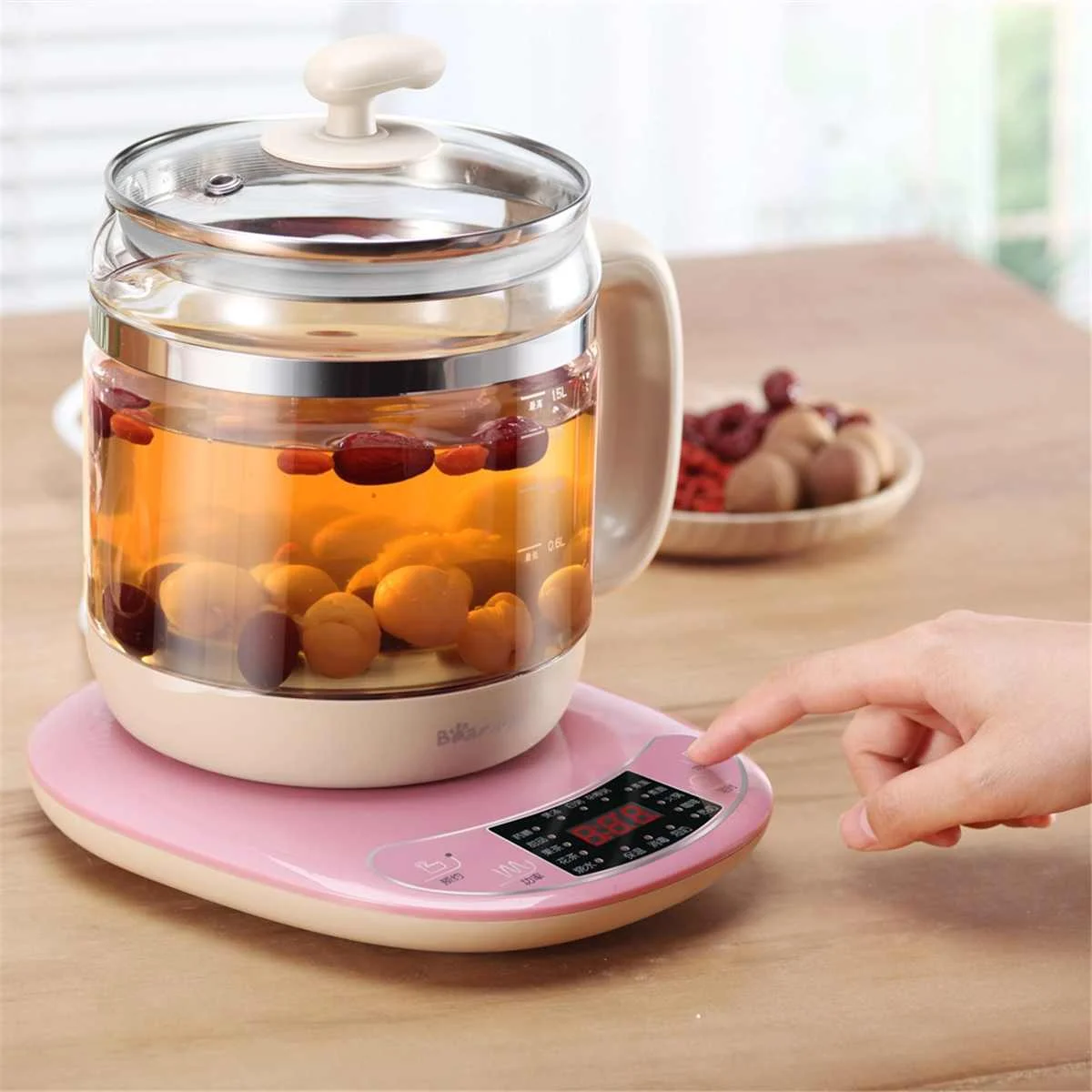 1.5L 220V Electric Kettle Teapot Cooking Pot Noodle Hot Water Tea Pot Cookware Detachable Base Household Home Kitchen Tool 600W
1.5L 220V Electric Kettle Teapot Cooking Pot Noodle Hot Water Tea Pot Cookware Detachable Base Household Home Kitchen Tool 600W