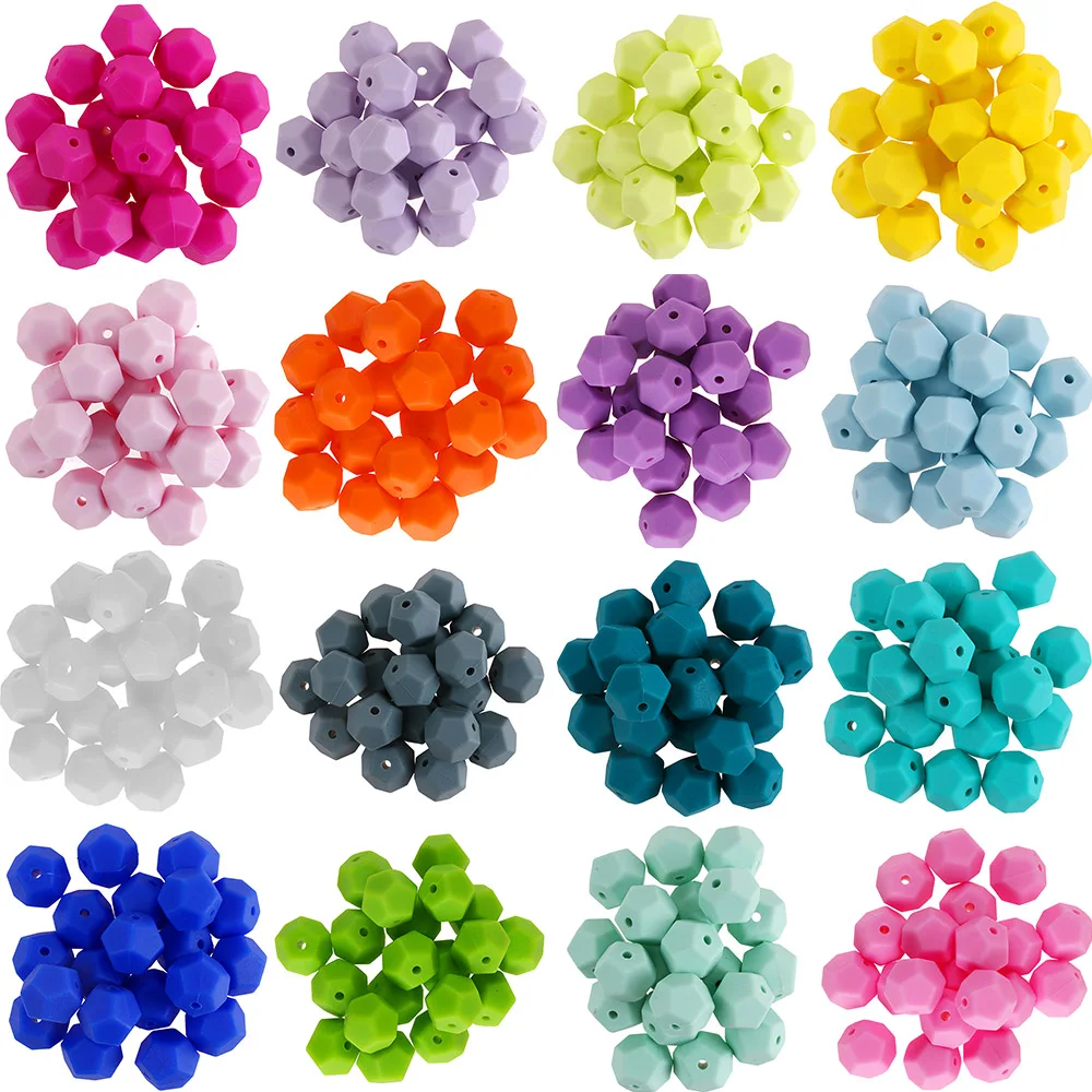 14mm 10pcs/lot Polyhedral Models Beads 14mm Safety BPA-Free Silicone Baby Teether DIY Necklace Bracelet Beads
14mm 10pcs/lot Polyhedral Models Beads 14mm Safety BPA-Free Silicone Baby Teether DIY Necklace Bracelet Beads