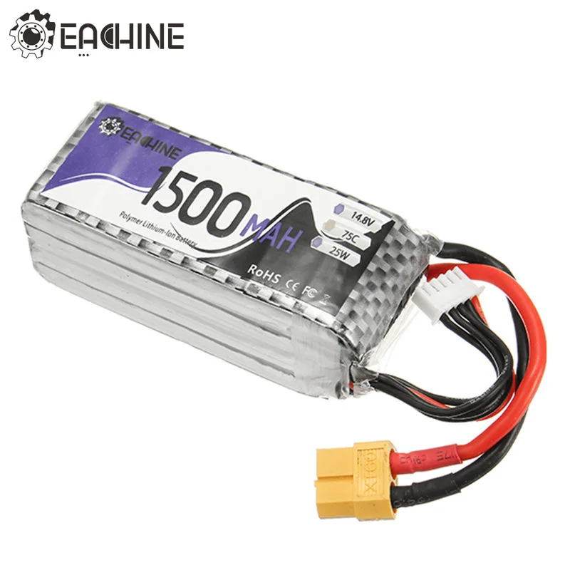 Wizard X220S FPV Racer Spare Part 4S 14.8V 1500mAh 75C Battery XT60 Plug Connector For RC Models Quadcopter
Wizard X220S FPV Racer Spare Part 4S 14.8V 1500mAh 75C Battery XT60 Plug Connector For RC Models Quadcopter